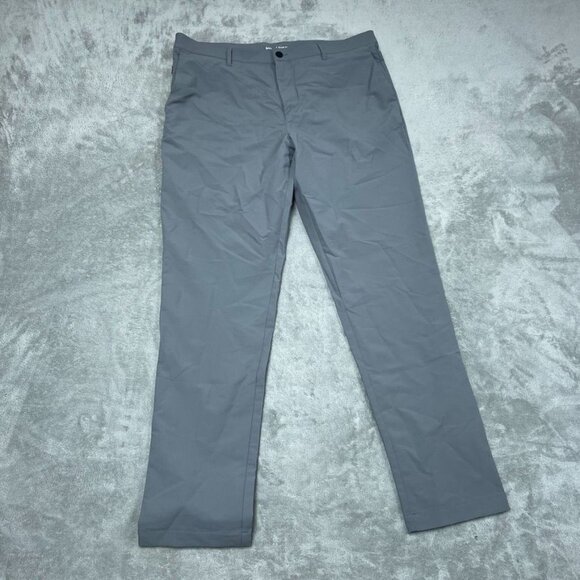 Banana Republic Mens Gray Straight-Fit Pants Size 38x34 a0886 - Picture 1 of 6